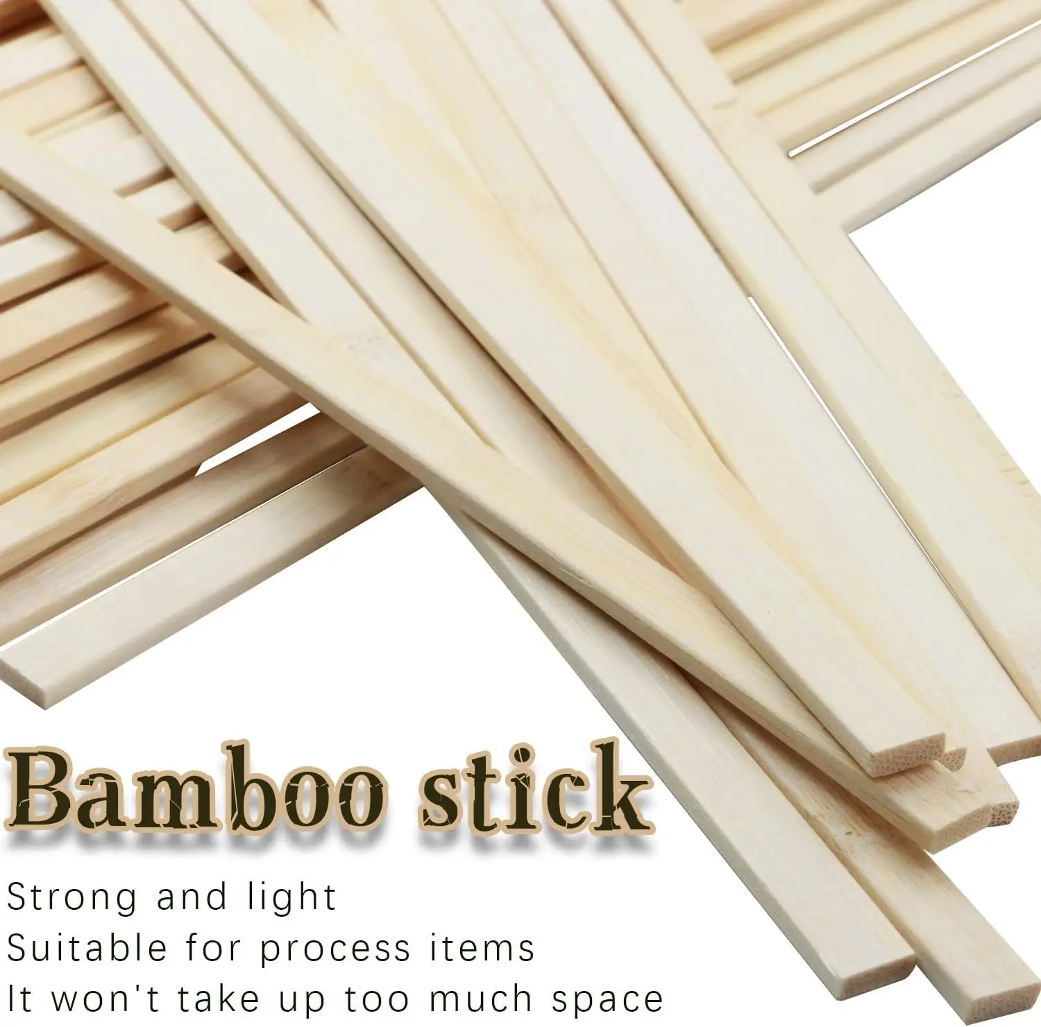 Jiangxi Wood Strips for kids toy Natural color unfinished bamboo Sticks Crafts Stakes for DIY Projects