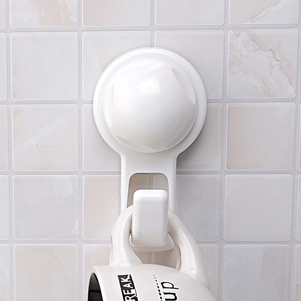 High Quality Household PVC Hanger Suction Cup Accessories Holder self Adhesive Towel Holder Wall Mounted Wash Cloth Hook Holder