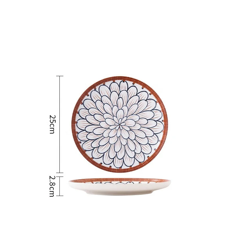 Restaurant White Melamine Oval Kitchen Steak Pasta Plate Melamine Dinnerware