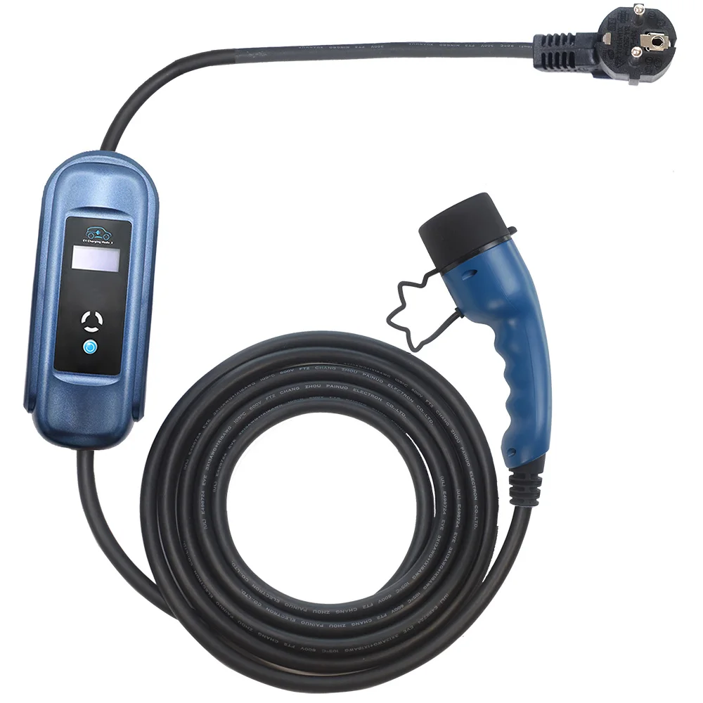 
8A 10A 13A 16A зарядки автомобиля точечный Тип 2 Ev разъем Ev Уровень 2 зарядное устройство 