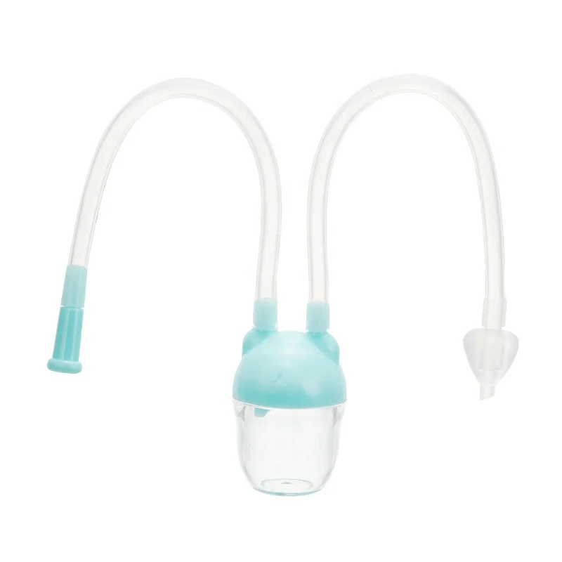
New Born Baby Safety Nose Cleaner Vacuum Suction Nasal Aspirator Snot Nose Cleaner Baby Care Newborn Healthy Care Convenient ! 