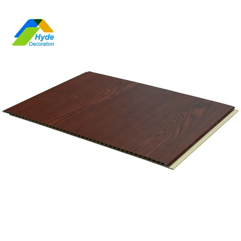 400mm Woodgrain Plastic Bamboo Composite Pvc Wall Panel in vietnam