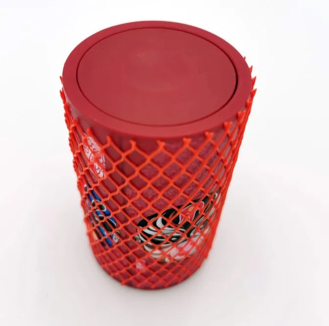 
Blue Color Pure PE Plastic Tube Net for Packing Bottle 