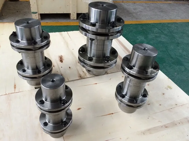 clamp flexible taper twin disc torsional membrane shaft coupling