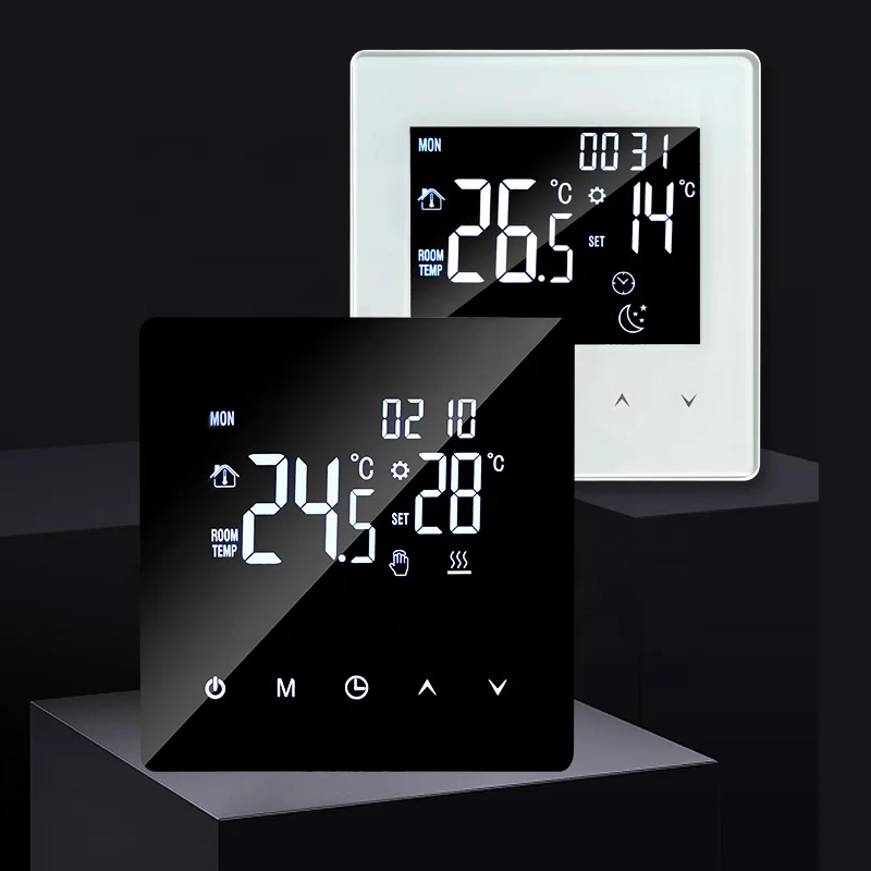 electric underfloor smart thermostat radiant floor heating system parts wifi tuya room boiler temperature controller for house