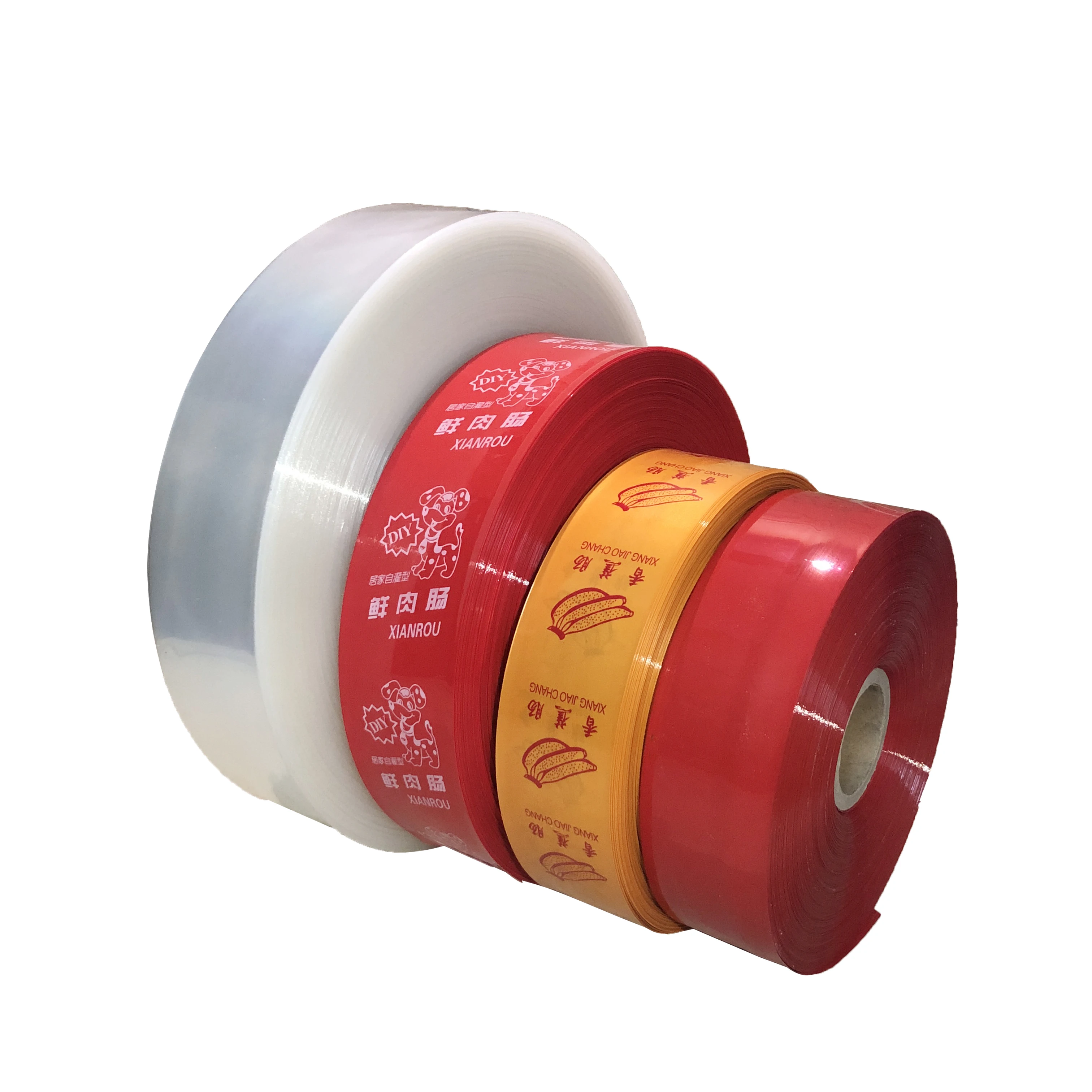 Customized Easy-Peel Off PA EVOH PVDC Packaging Film Roll Thermoforming Film Ham Sausage Retort Meat Packaging With High Barrier