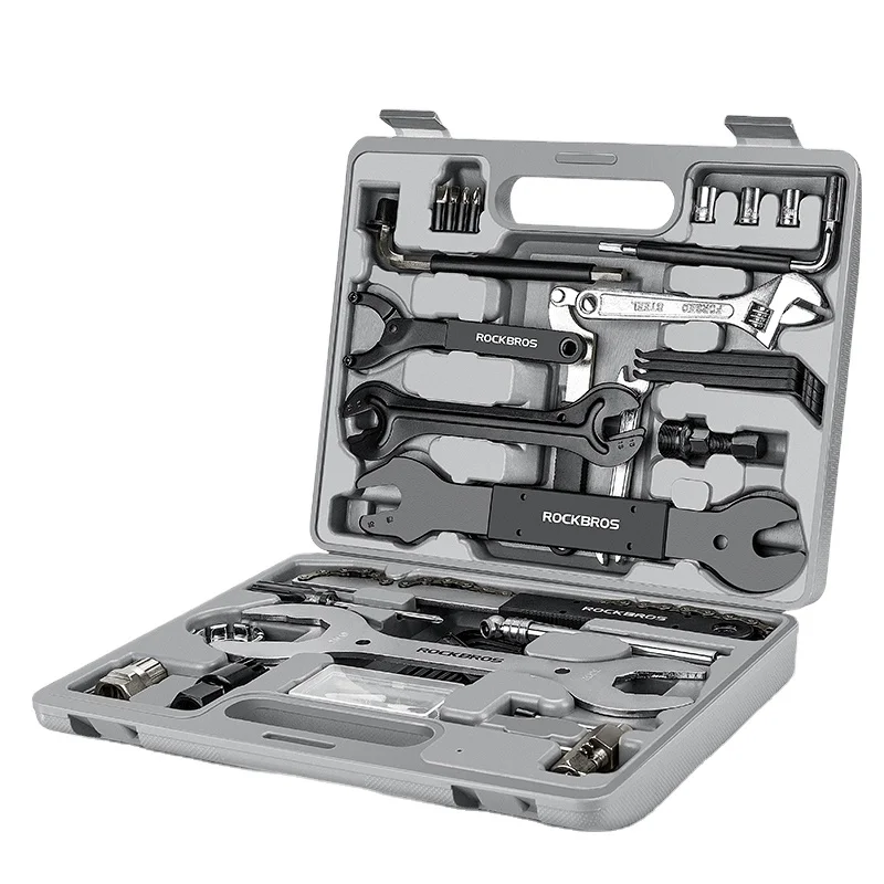 ROCKBROS 44 in 1 Multifunction Bicycle Repair Tool Kit Hex Spoke Cycling Screwdriver Tools MTB Mountain Bike Repair Tool