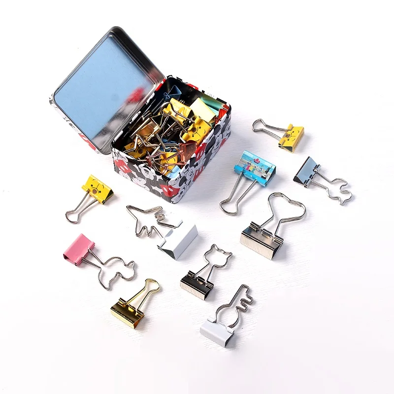 Custom Print Binder Clips 15MM 19MM 25MM 32MM 41MM 51MM Metal Binder Clips