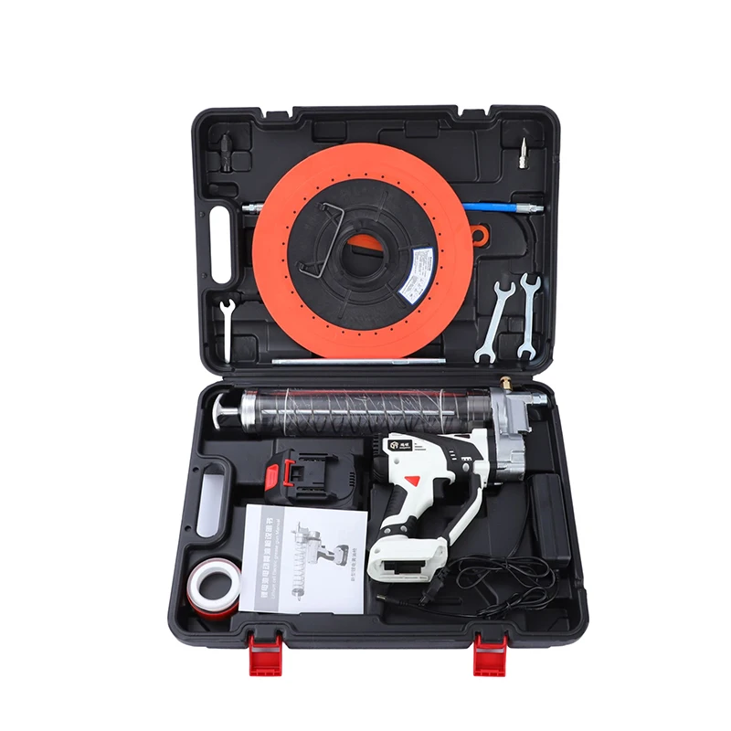 Latest Products Industrial Grade Electric Grease Gun Battery 900cc Large Capacity 8000psi Transparent Drive Automotive Refueling