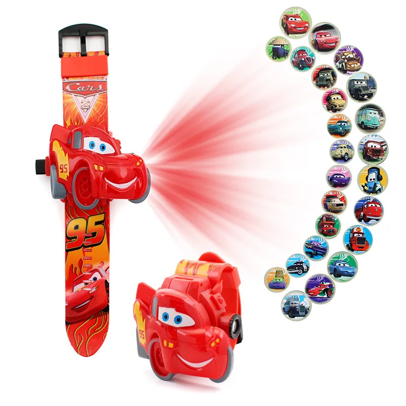 Best gifts kids children Spiderman Princess paw Cartoon students birthday party digital watches 3D Projection projector watches