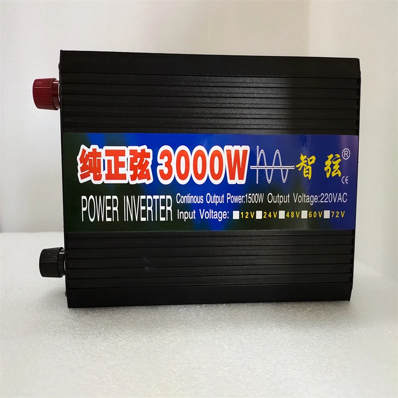 Factory DC/AC Inverters And 2500W 110V 12v 24v 48v 60v 2600w 3000w Pure Sine Wave Inverter