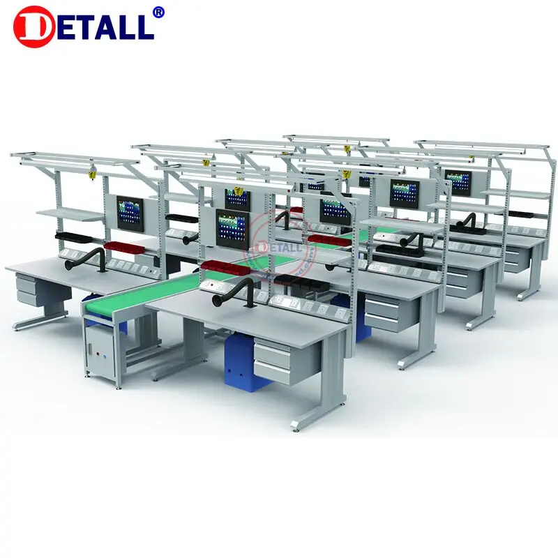 production line assembly line conveyor working table belt conveyor