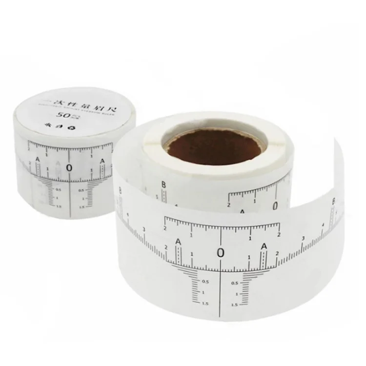 Профессиональный пользовательский логотип, низкий минимальный заказ, инструмент для бровей, трафаретная наклейка