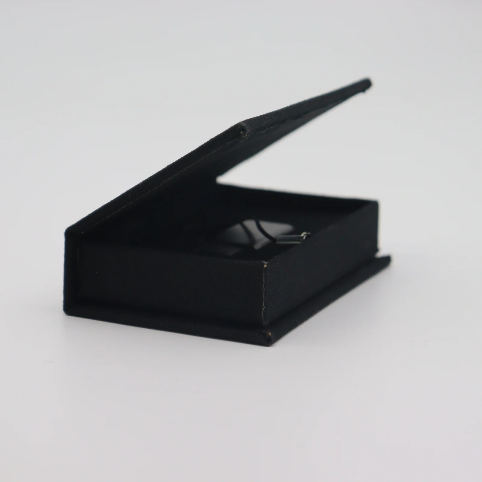 Пользовательский логотип печать маленькая Льняная Ткань Свадебный usb-накопитель упаковочная коробка с магнитной крышкой