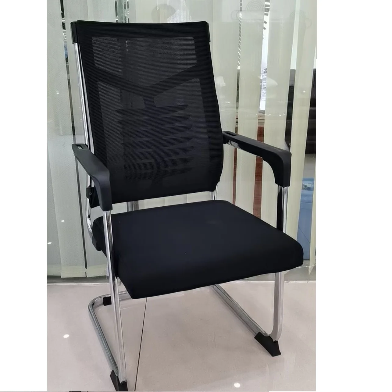 Middle back executive office chair fixed leg