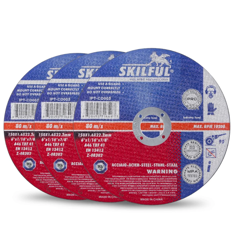 High Quality Wholesale Abrasive Tools For Skilful Series 150*1.6*22.2mm cutting Disc