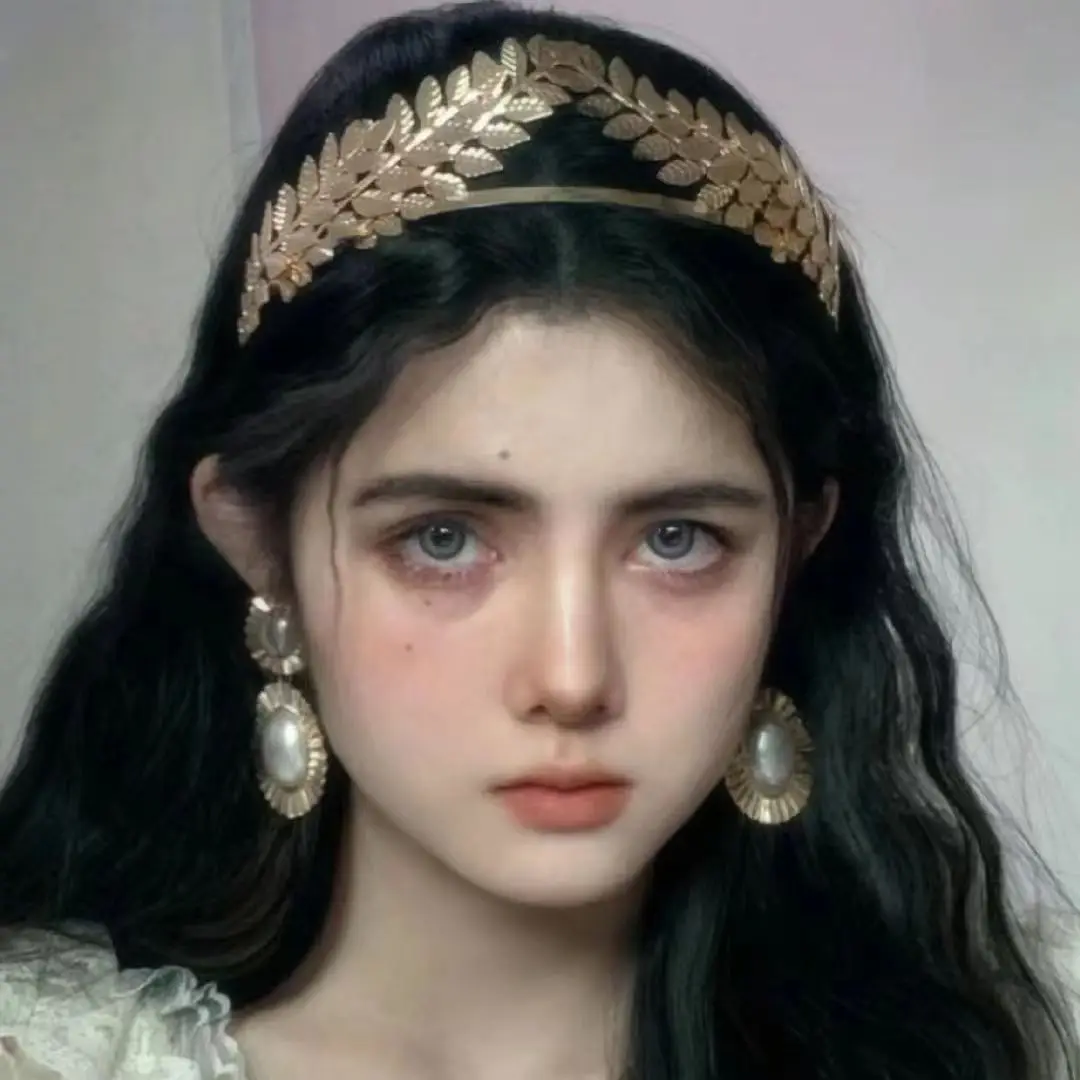 Hot Sale Wedding Supplies Goddess Headband Gold Leaf Branch Hair Band Crown Bridal Wedding Headpiece Greek Accessories