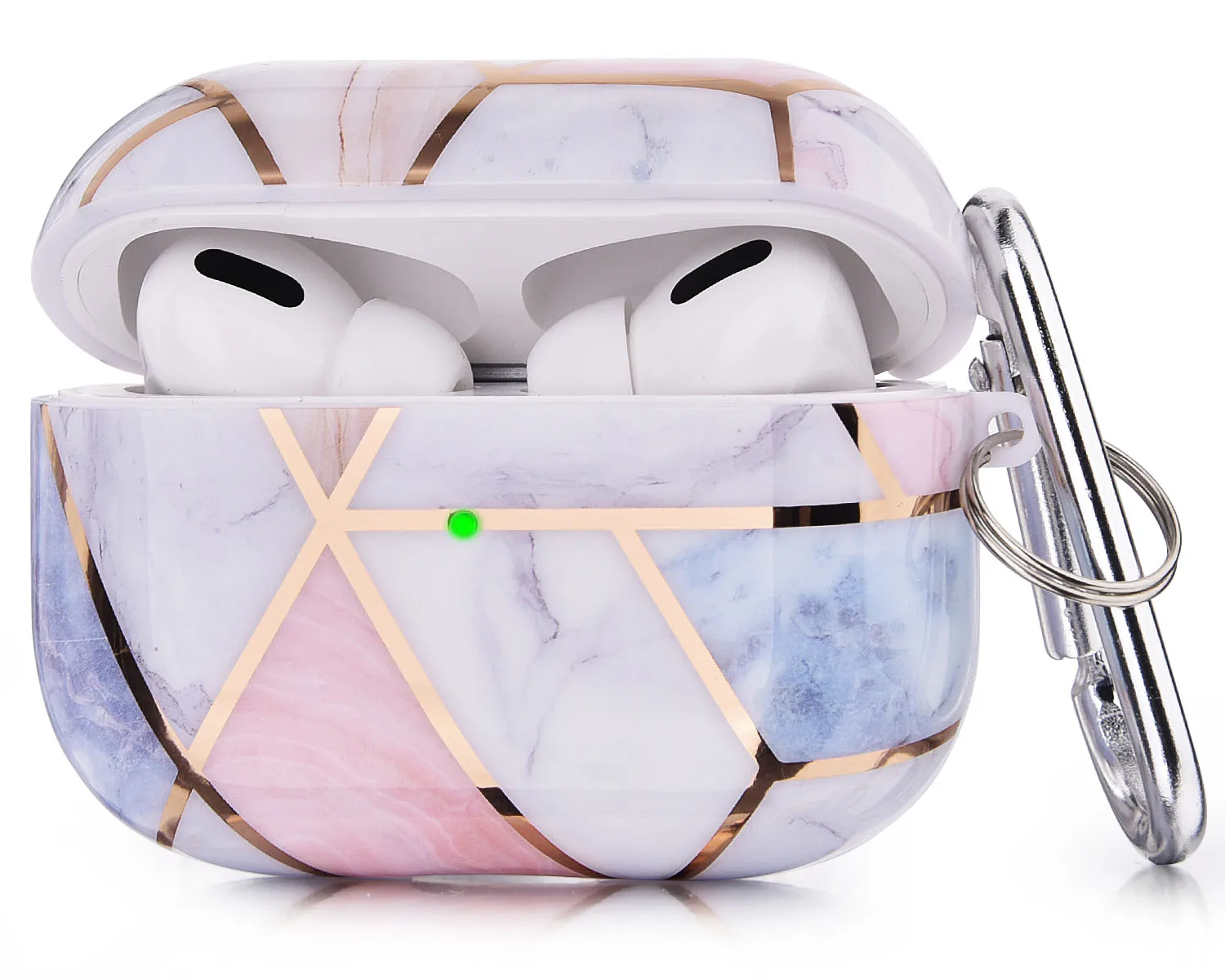  Роскошный чехол для наушников из ТПУ с рисунком IMD Для Apple Airpod мраморный air pod глянцевый