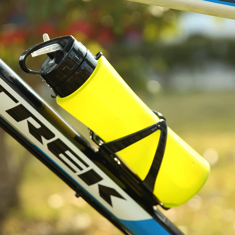  New 500ml outdoor cycling portable silicone sports drinking cup with