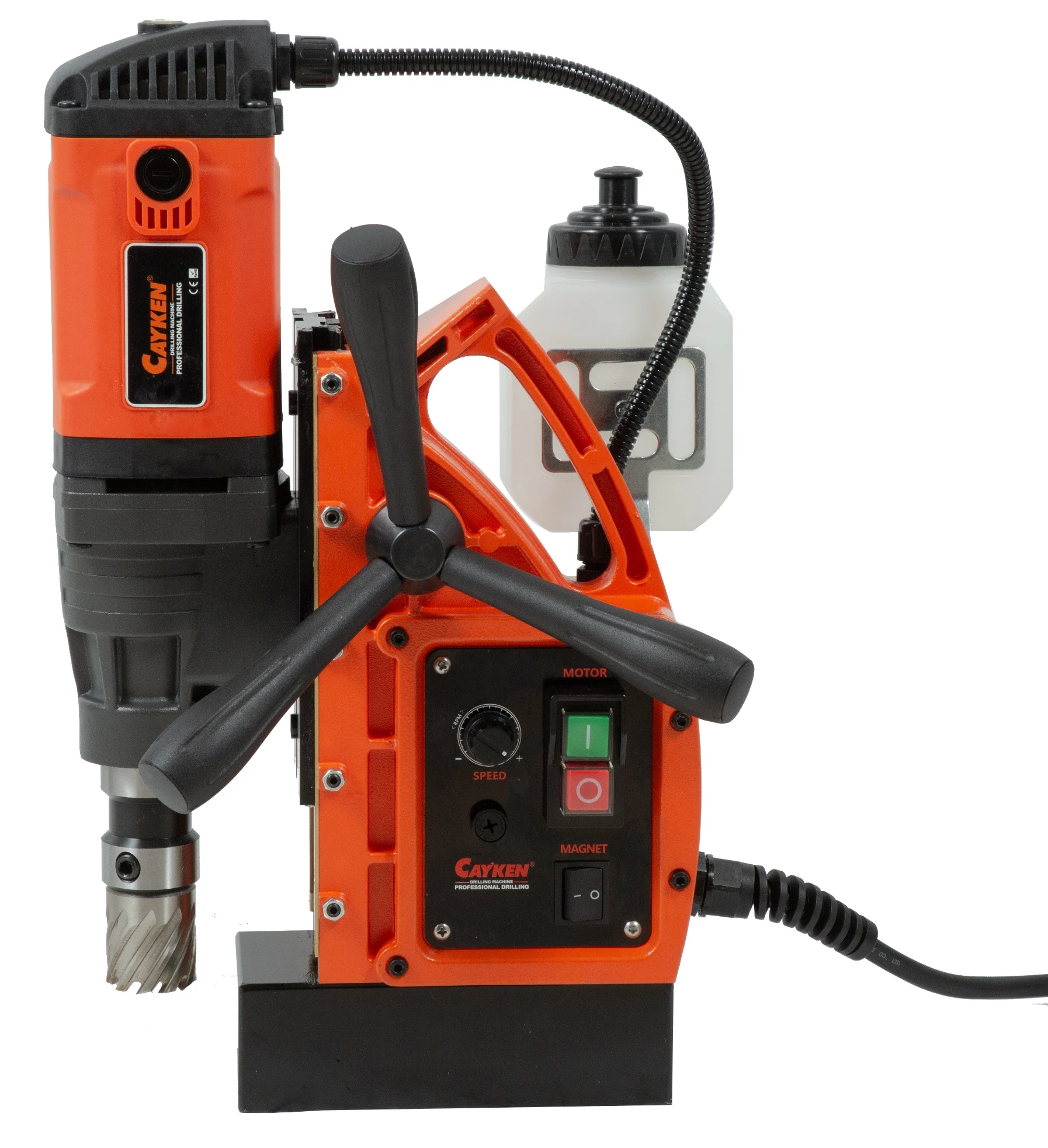 CAYKEN SCY-35HD Electric Drill Tool 35mm 1550W 830rpm 14800N Magnetic Drill,magnetic Drill 220V with Cheap Price 22*25*30cm 15KG