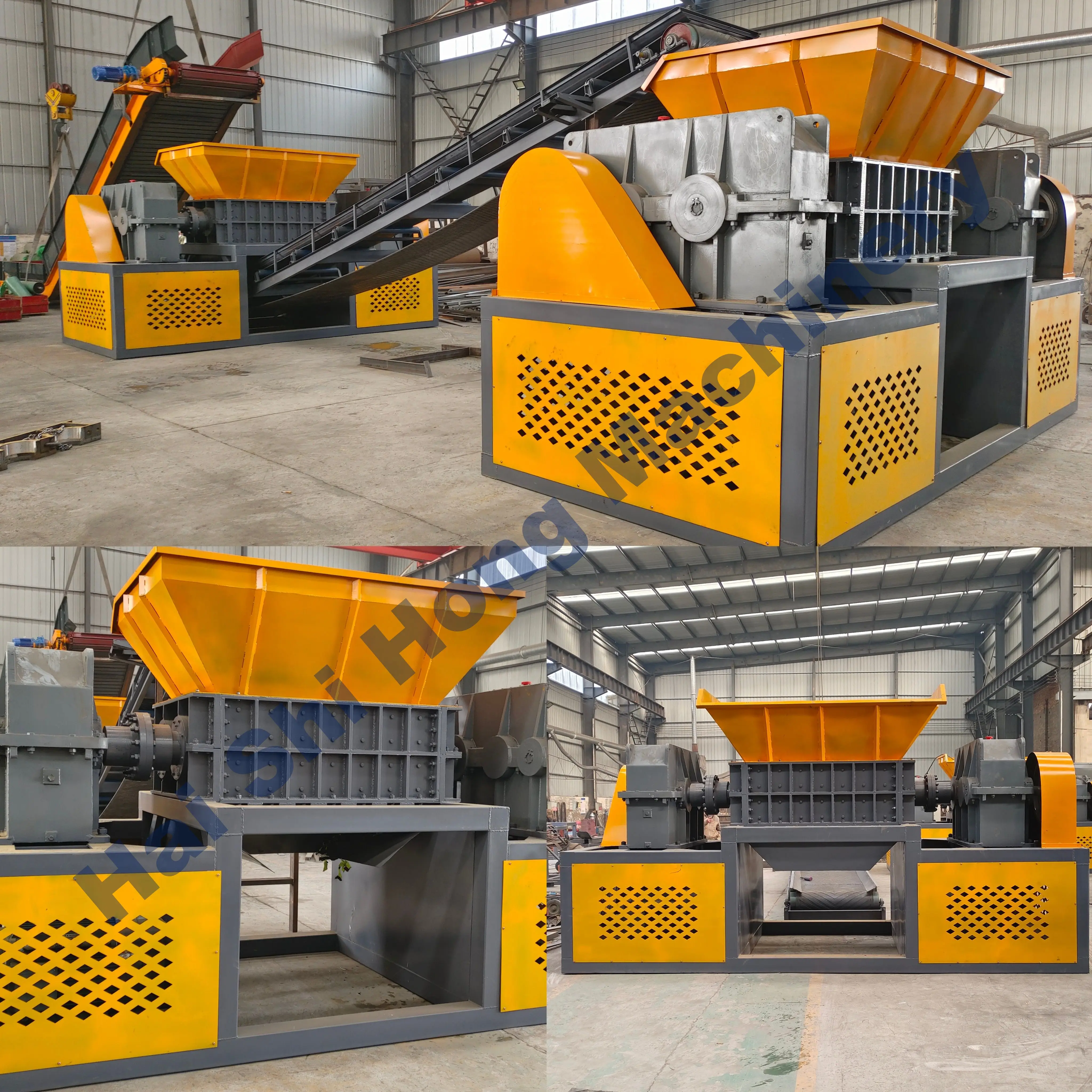 Supply wholesale price of home plastic shredder small plastic bag twin shaft shredder crusher