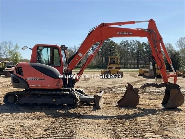 Б/у экскаватор б/у Кубота KX080-3 Kubota 8 тонный гусеничный