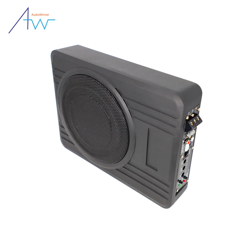 professional high performance digital designs audio 8 inch power pro car slim under seat active car subwoofer speaker