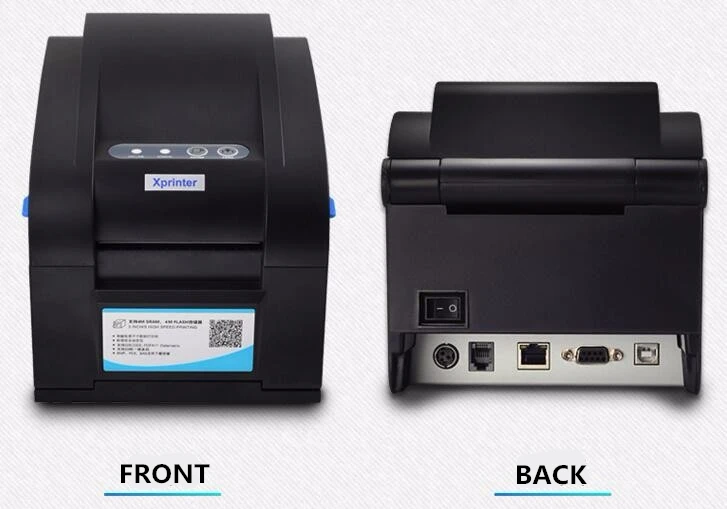 XP-235B Xprinter 2inch 20-58mm sticker label printer direct thermal barcode printer for tags printing supermarket retail stores