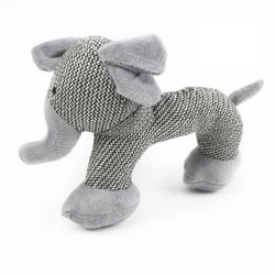 Linen Cloth Sound Bite-resistant Animal Dog Sexy Monkey Toys Best Chew Toys Teething Puppies Plush Dog Toys