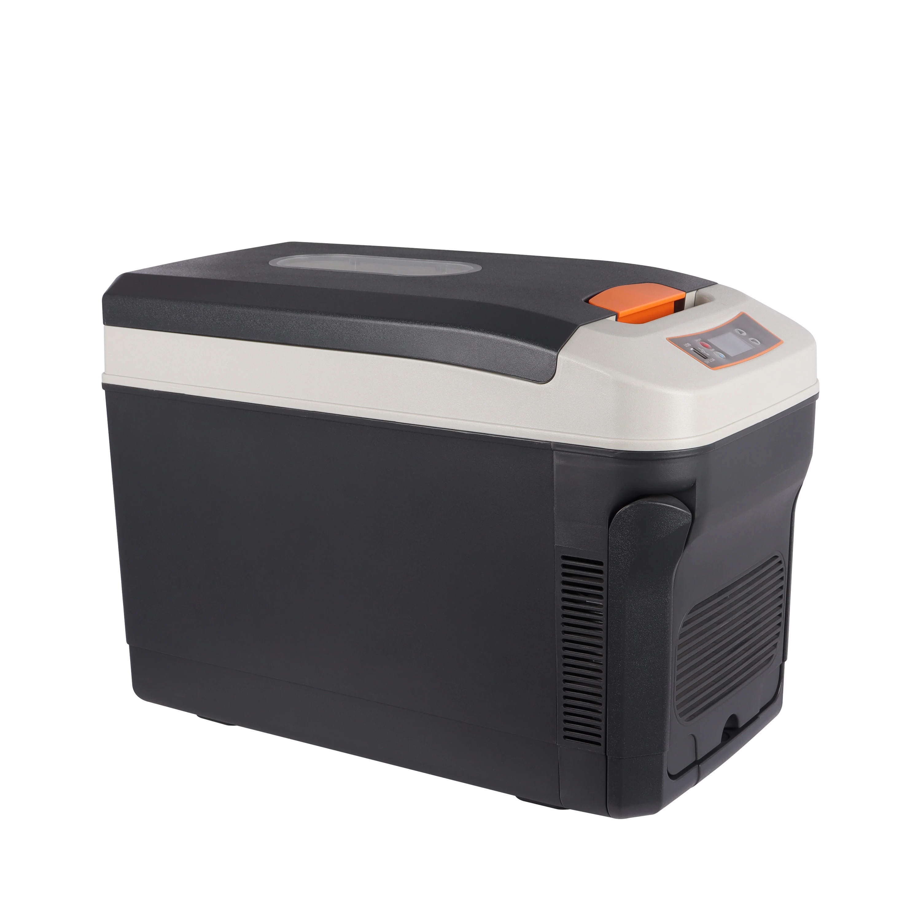 wholesale 35 liter car cooler box 12v double cooling car fridge portable refrigerator