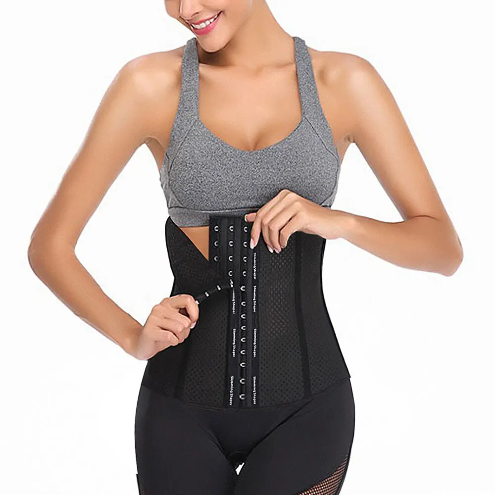 Super Promotiom Waist Slimming Belt Tummy Control Body Shaper Latex 25 Steel Bone Waist Trainer