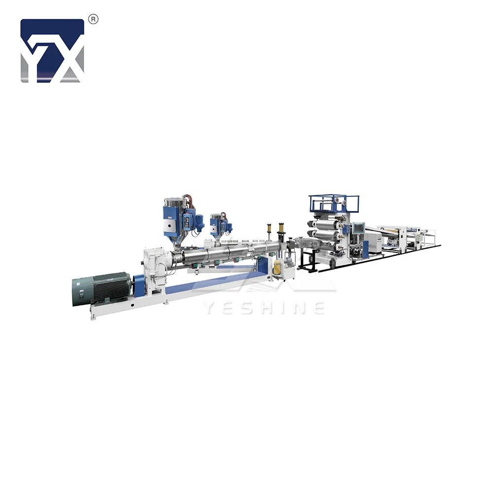 YESHINE Abs Pc Sheet Making Machine For Luggage Travel Bags Packaging Plastic Suitcase Production Line