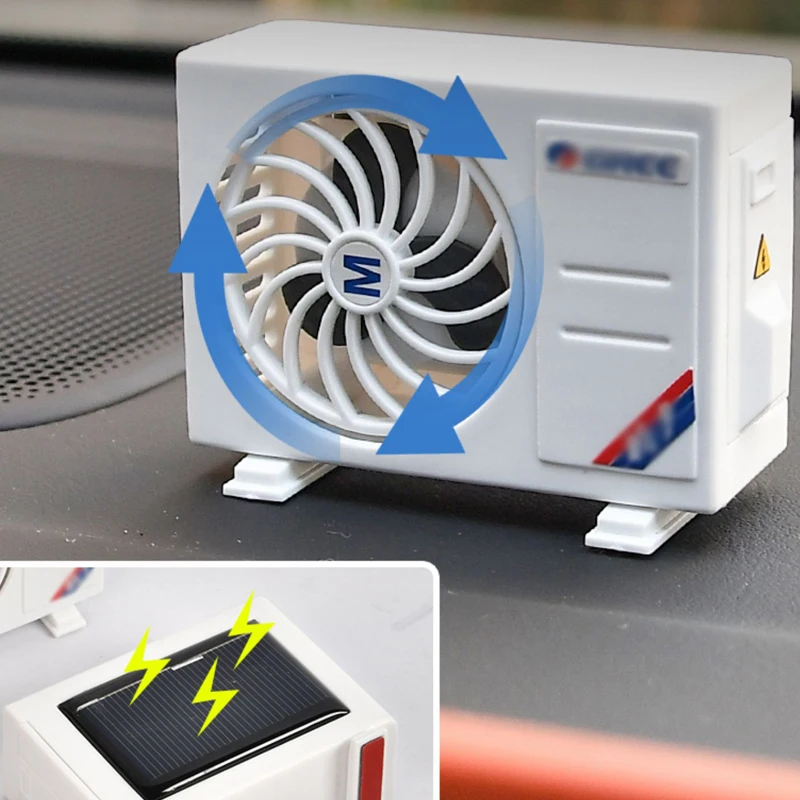 BUSHINECO Car perfume air conditioning model ornaments perfume lasting odor removal outlet solar car aromatherapy