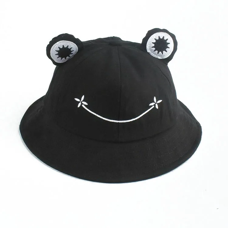 DWDP Adult Frog Bucket Hat Summer Bucket Sun Hat for Adults Teens Wide Brim Fisherman Hat