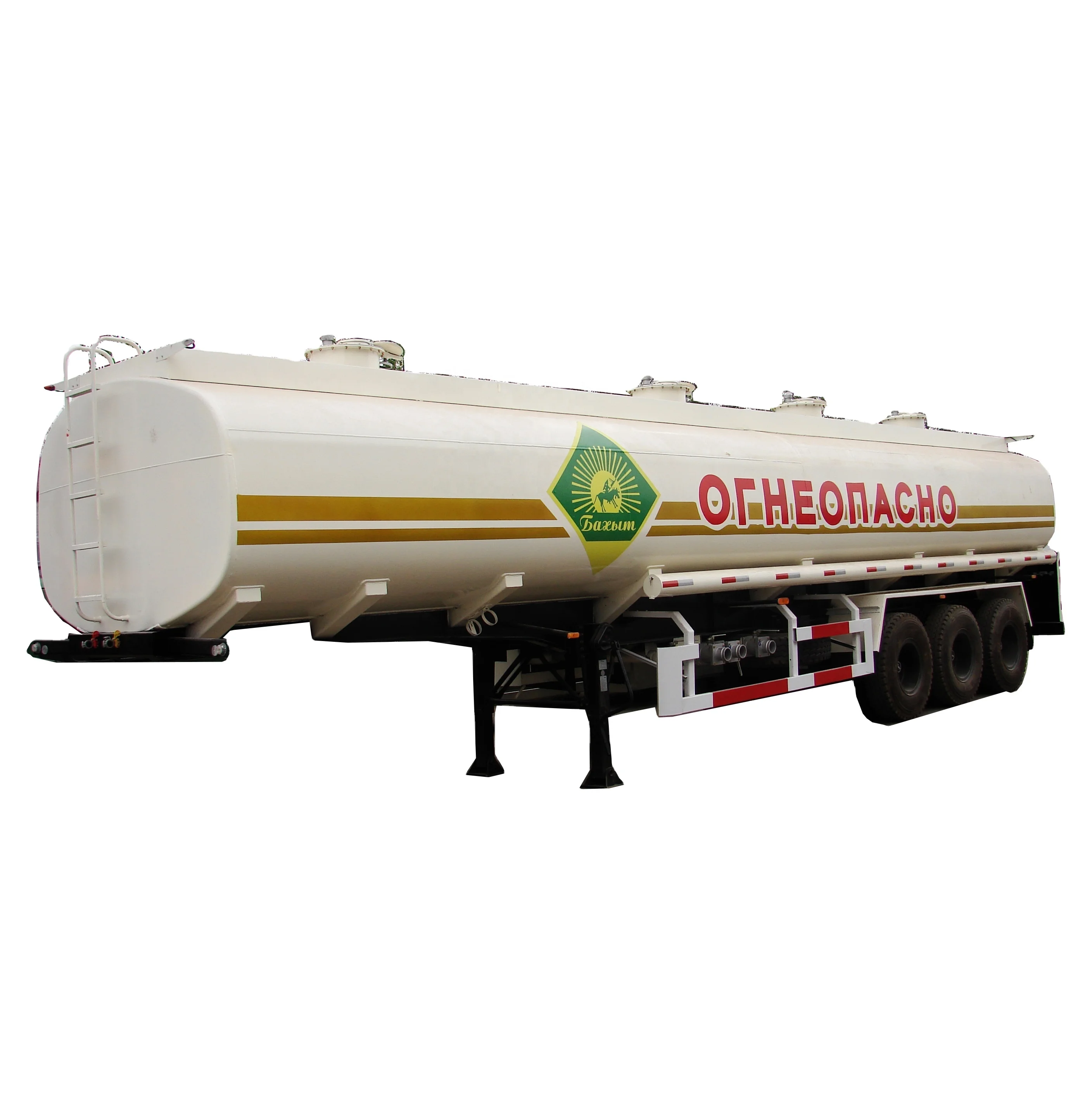European Standard HOWO  40000 liters fuel tank trailer with carbon steel and aluminium alloy