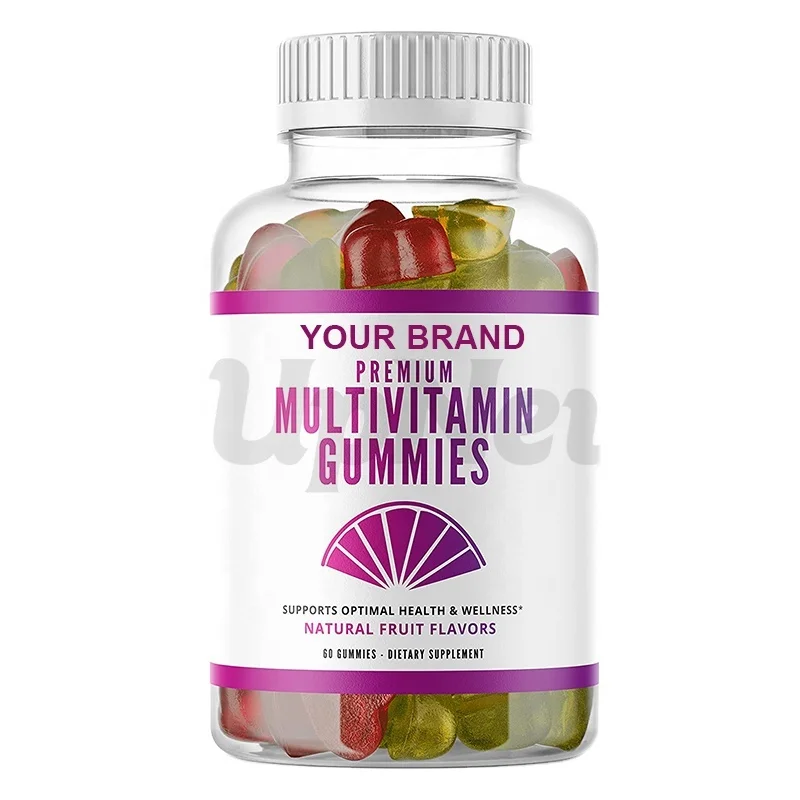 Premium 100% All Natural Multi Vitamin Gummy Adult Vitamins Supplement Gummies