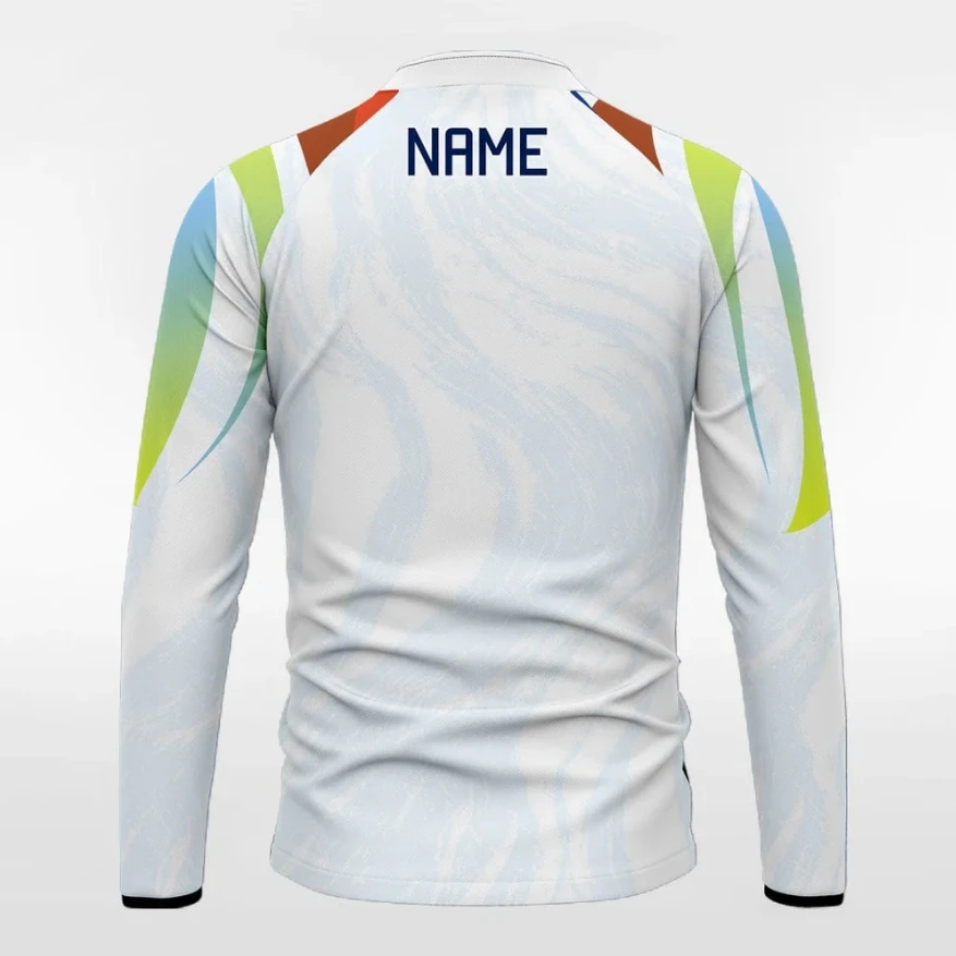 24-25 season Custom club Football Tracksuit team national uniform soccer sublimation soccer Tracksuit long sleeve Shirt