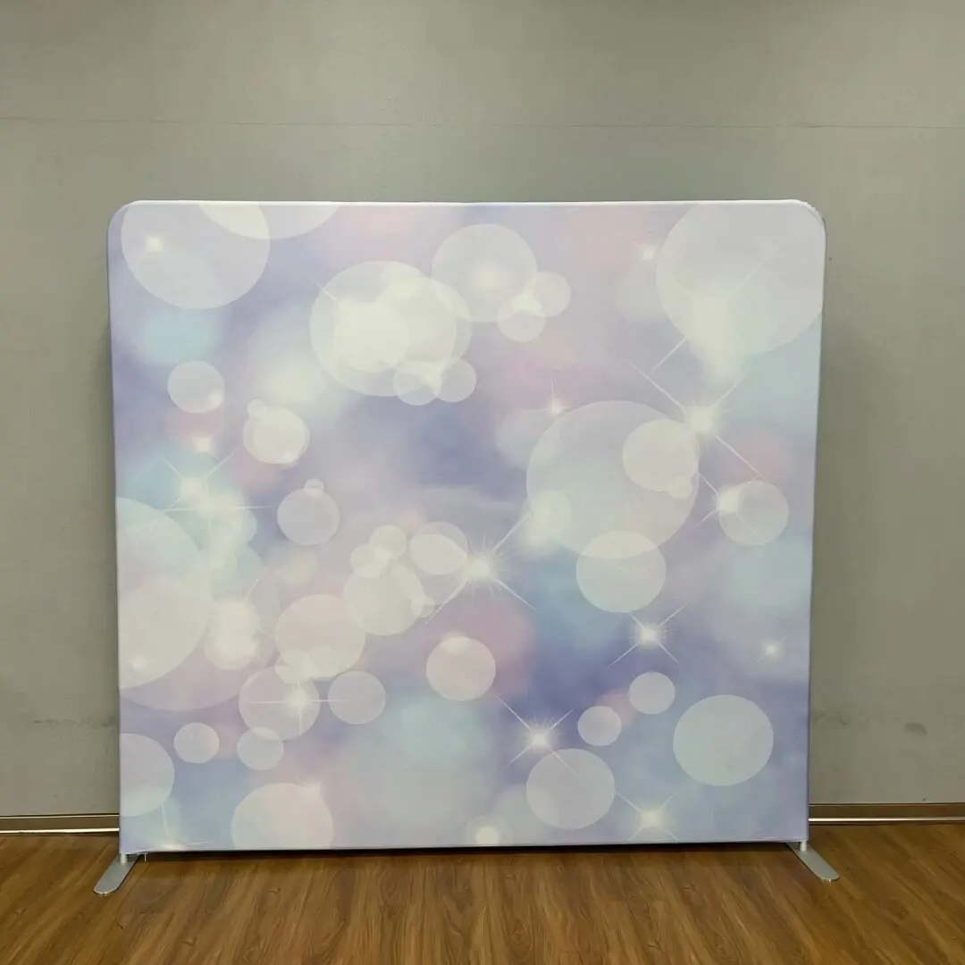 8x8ft Double Sided Custom Backdrop Printing Tension Fabric Photo Booth Backdrop Foto Background for Photography