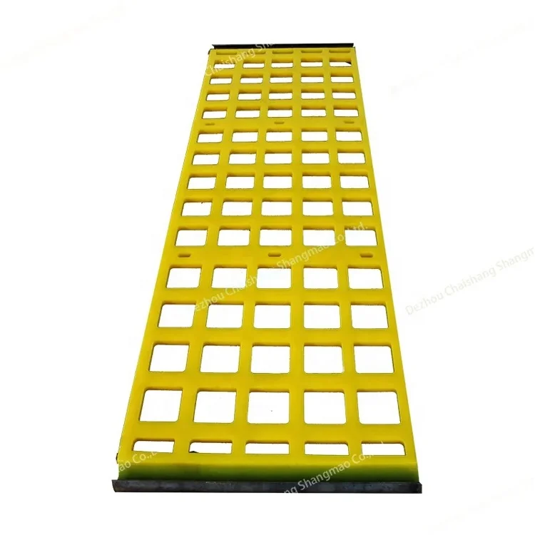 Mining pu urethane sieve plate panel used linear vibrating machine polyurethane tension screen