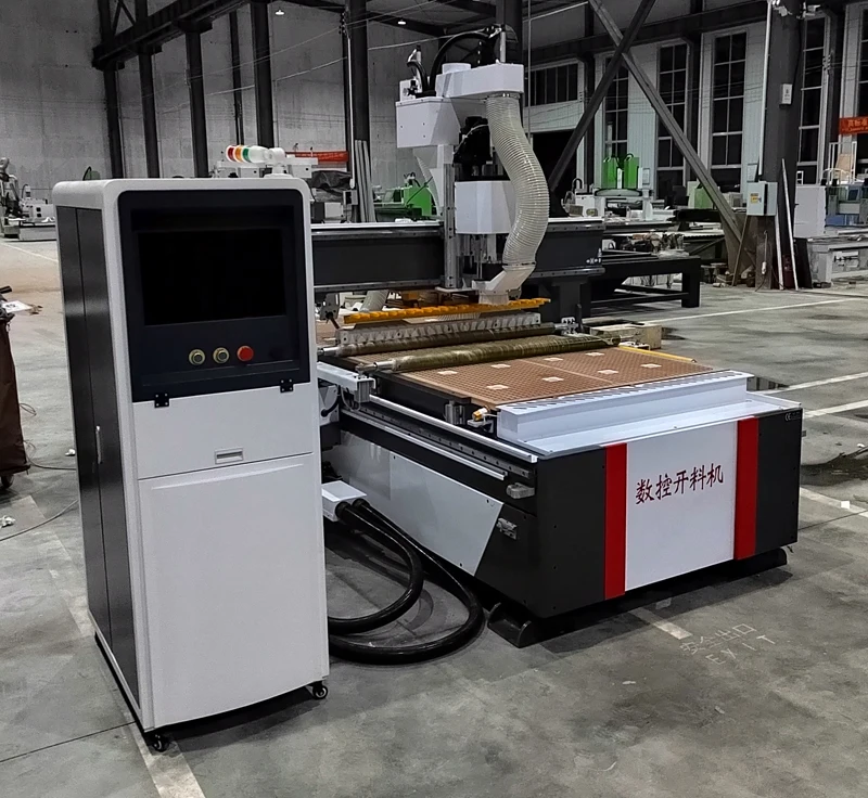 Cnc Cutting Slotting Aluminum Mdf Door Furniture 3d Engraving Machine Automatic Tool Changer ATC CNC Router Machine