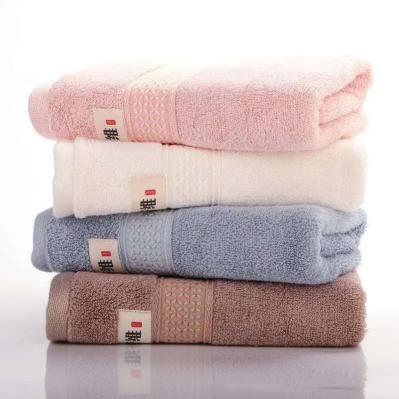 Stylish Soft Bamboo Cotton Towel Comfortable Customizable Logo Bamboo Cotton Towel