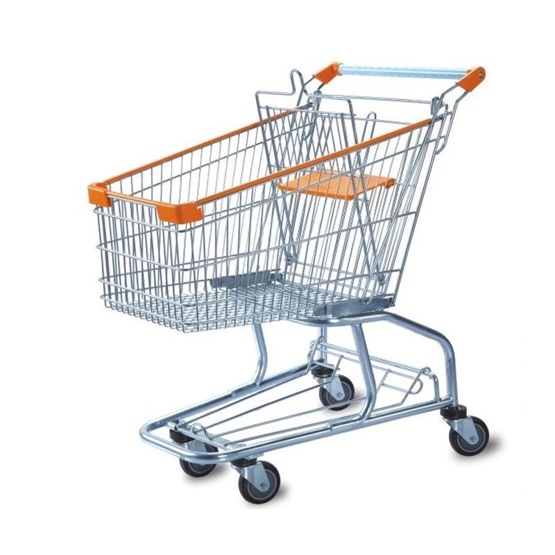 100 Litre Trolly Cart Supermarket Steel Carritos De Supermercado Super Market Trolleys
