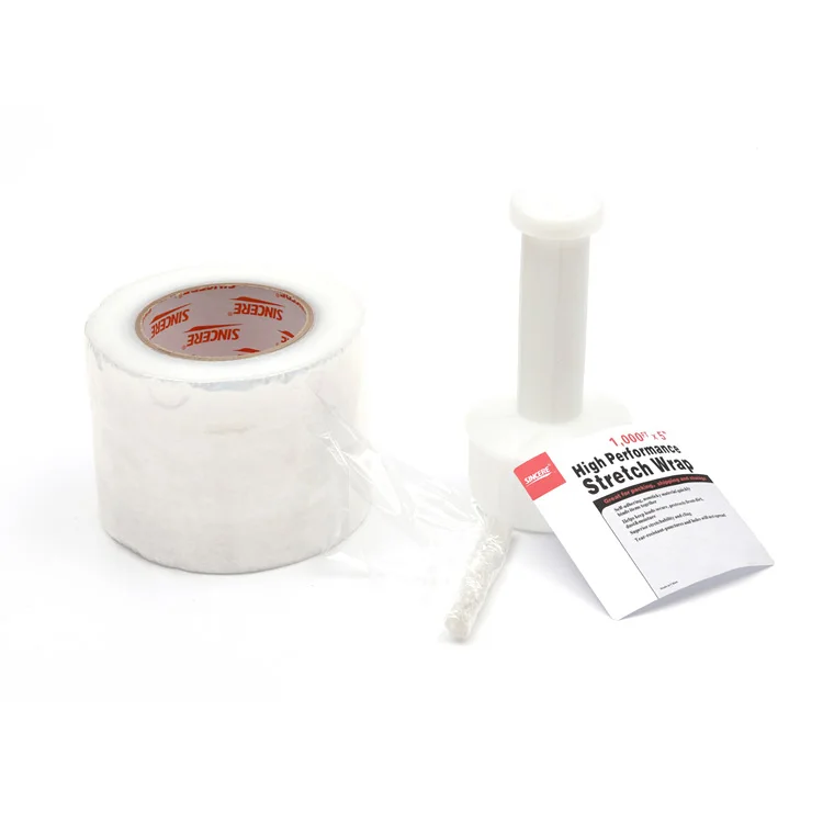 
High Resilience Transparency Handy Pe Stretch Wrap Film With Handle 