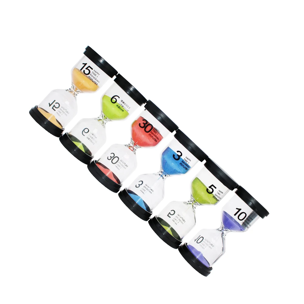 Amazon Customized Logo Custom Hourglass Sand Timer, Factory Wholesale Mini Hourglass Glass 24 Hour Hourglasses