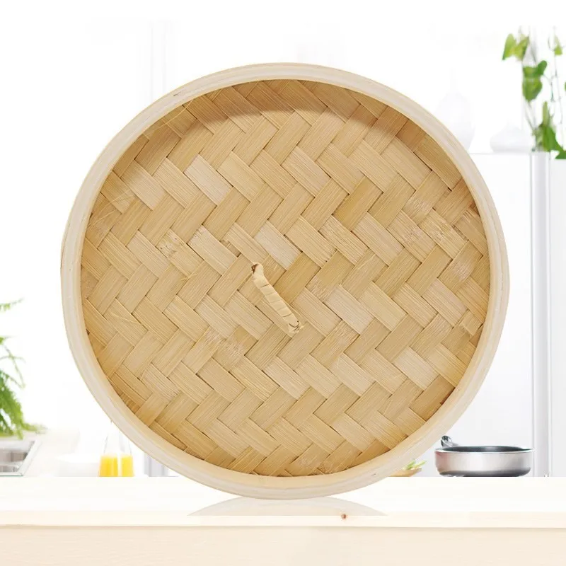 Household Bamboo Steamer With High and Deep Steamed Buns Buns for Commercial Bamboo Weaving