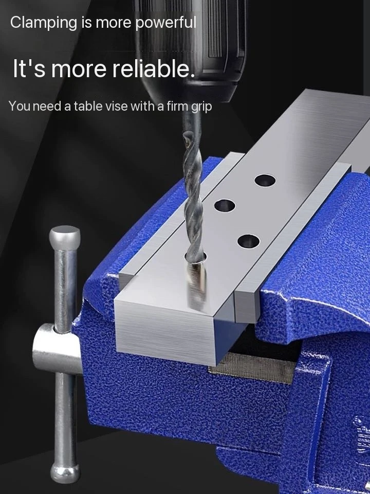 4/6/8 Inch Universal Vice Cast Iron Bench Vise With Swivel Base