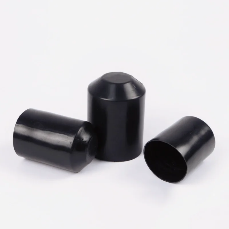 Coated With hot melt adhesive Black heat shrink end part cable wire shrinkable covers  plastic shrinkage covers