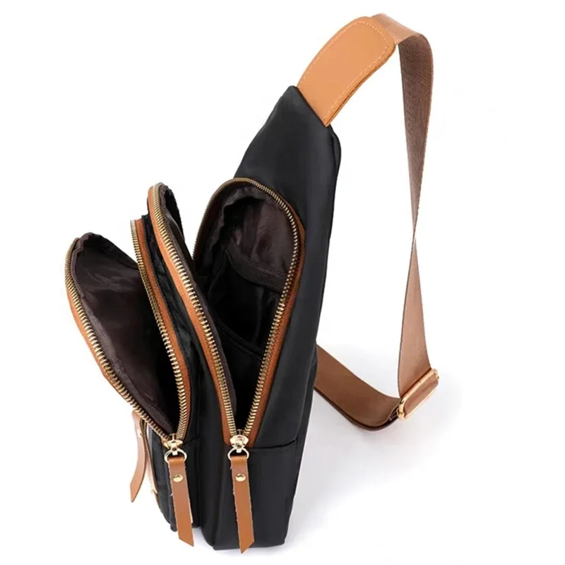 Custom Mens Messenger Crossbody Backpack Shoulder Bag Unisex Waterproof Sling Bag Pouch for Women Men