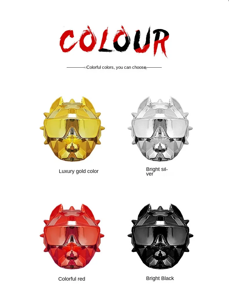  Creative Bulldog Car Air Freshener Auto Cool Box Perfume Refill Good Smell Fragrance Scent