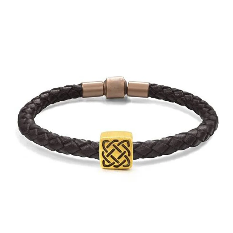 Handmade leather cowhide ropes 5 mm Brown Round Genuine Braided Leather Cord Bolo Tie Cording woven leather cord for bracelet